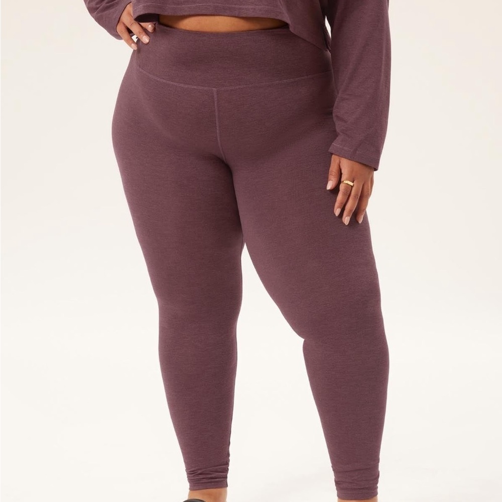GIRLFRIEND COLLECTIVE Huckleberry Heather Yoga Leggings